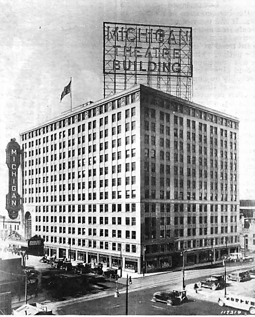 Michigan Theatre - Michigan Theatre Building From John Lauter